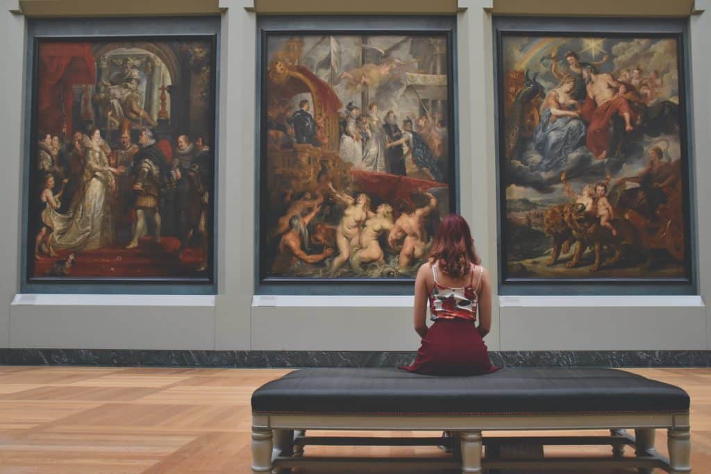 Rendez-vous amoureux au musée